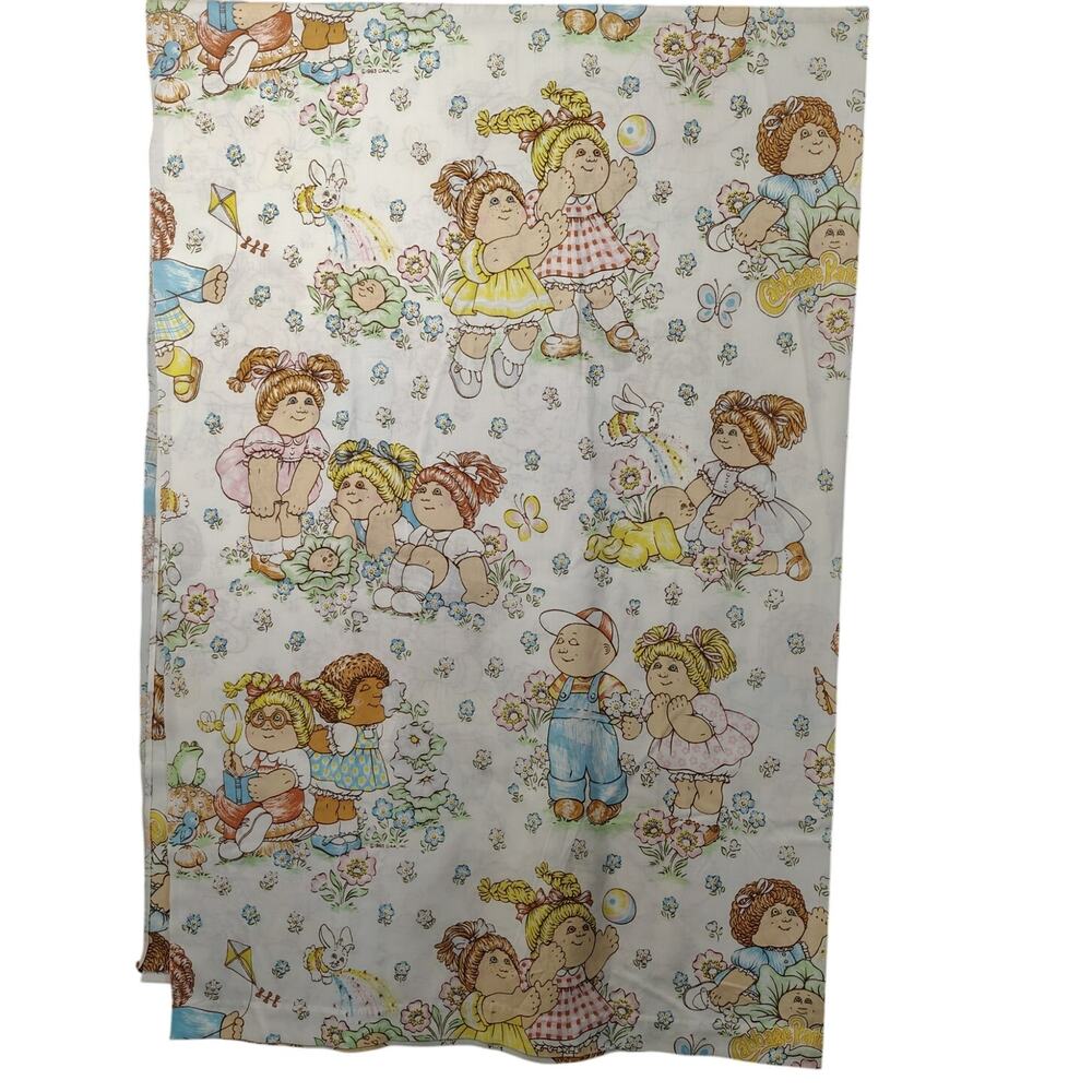 Cabbage patch 1980's  Twin Flat sheet  PeQuot